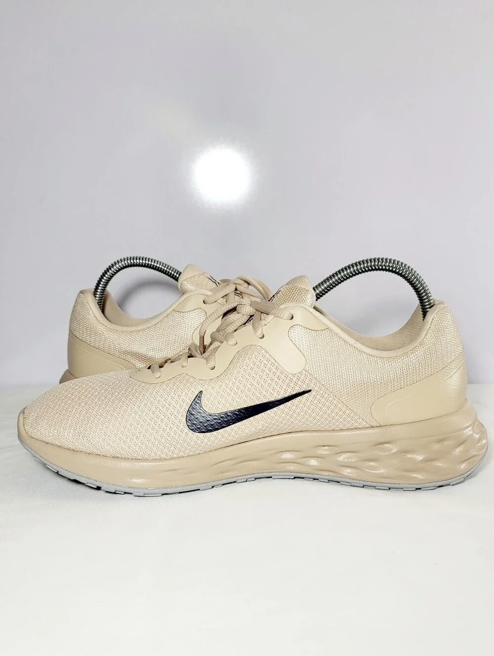 Nike Mens Size 11.5 Revolution 6 Next Nature Oatmeal Sneaker's.